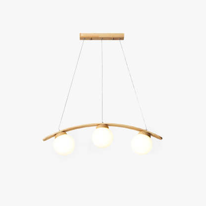 Valentina Pendant Light - Wood and Glass, modern lighting