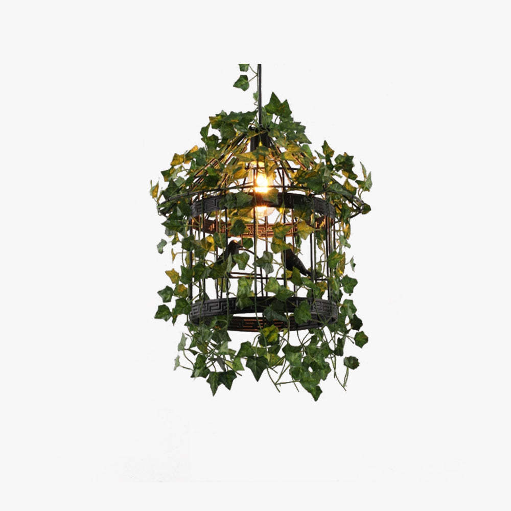 Vireo Industrial LED Pendant Light with Birdcage Design