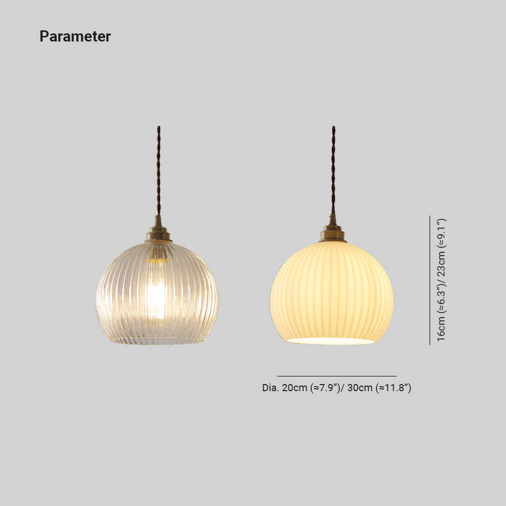Hailie Minimalist Sphere Pendant Light dimensions and variations