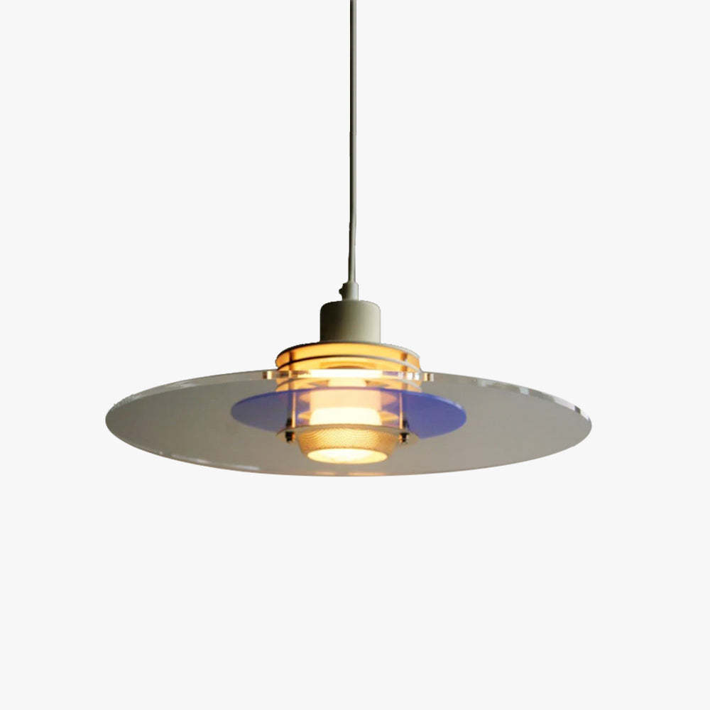 Hailie Minimalism LED Pendant Light, Metal, Glass, Acrylic, Bedroom