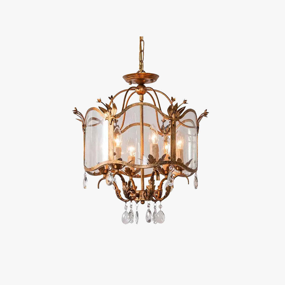 Silva Vintage Cage Shape Pendant Light