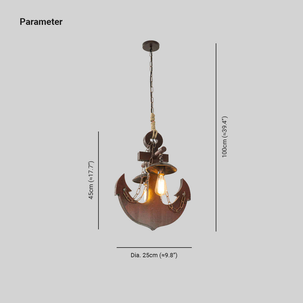 Austin anchor pendant light dimensions
