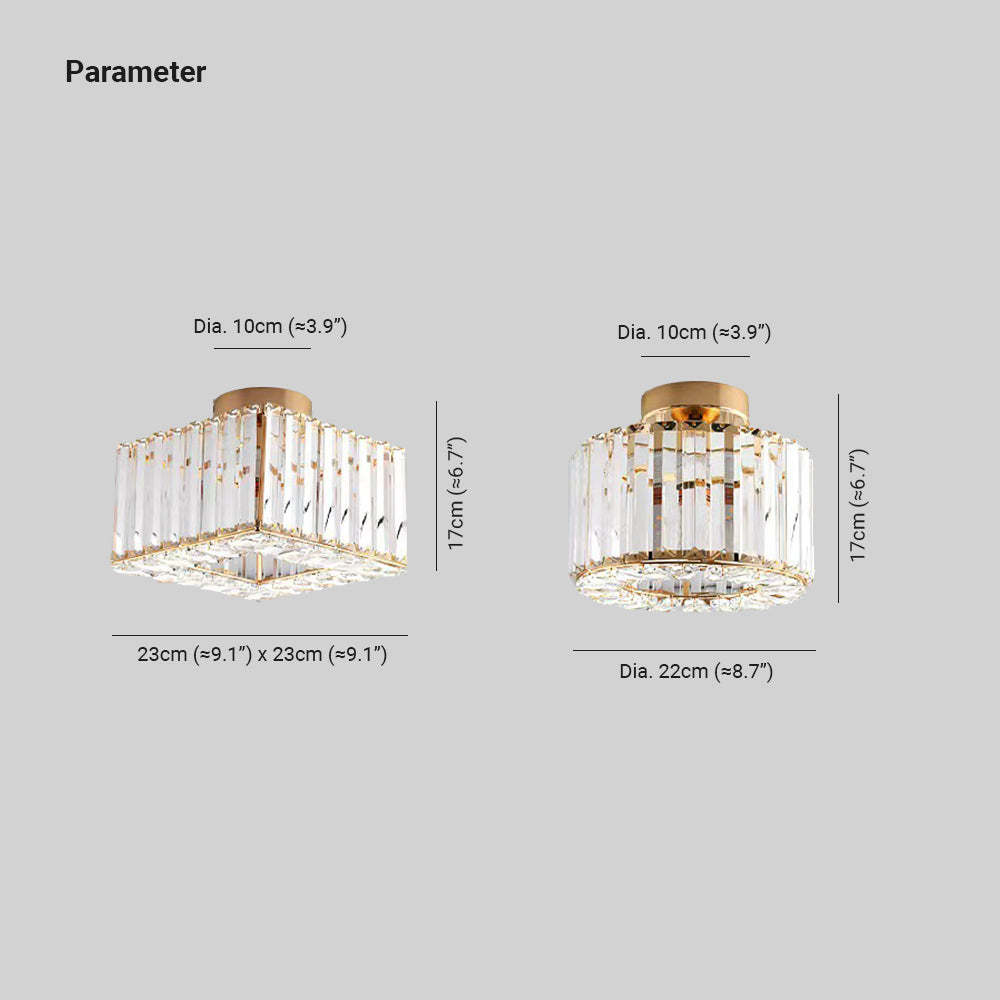 Herbert Flush Mount Ceiling Light Dimensions