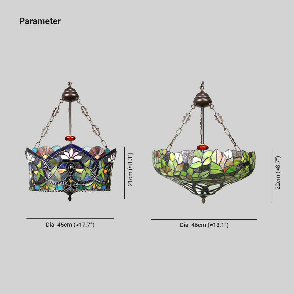 Eryn Flower Pendant Light Dimensions