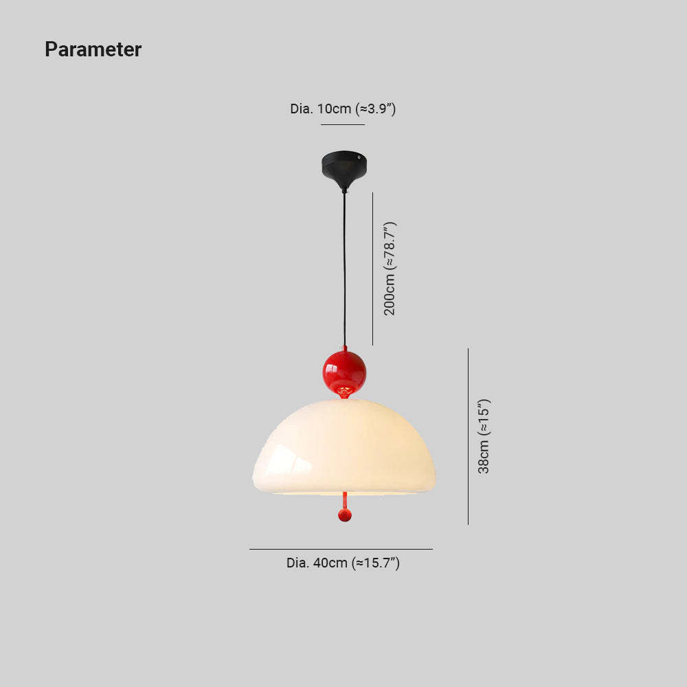 Morandi Modern Pendant Light - Dimensions and Parameter