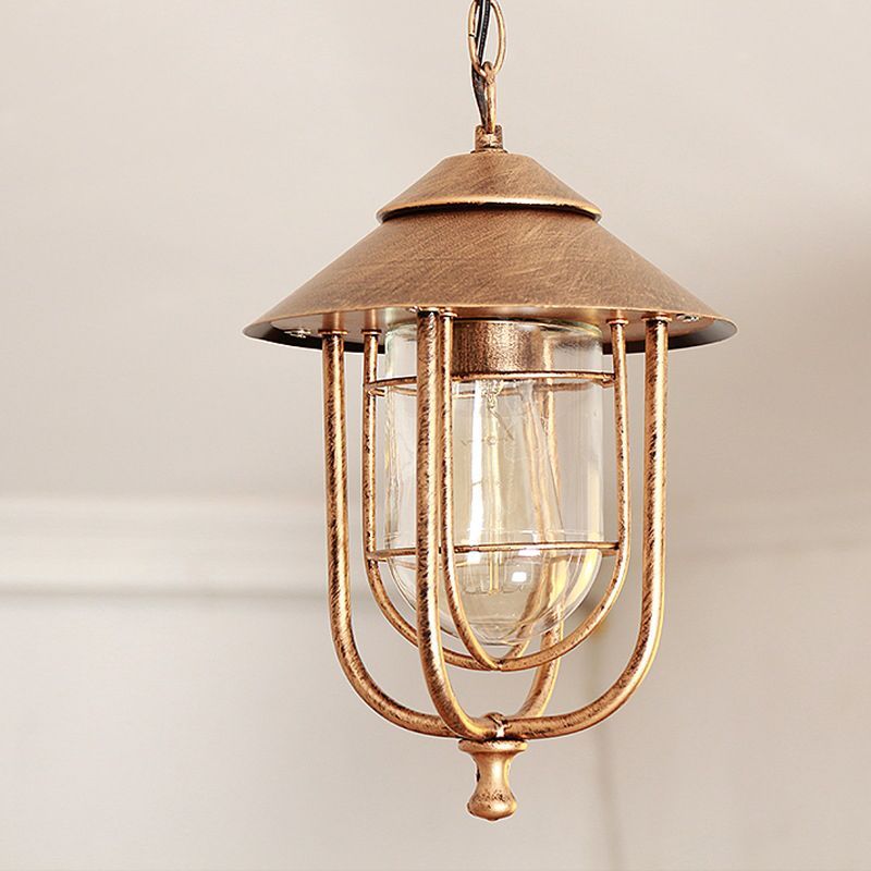 Alessio bronze metal lantern pendant light for outdoor