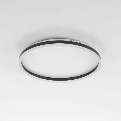Arisha modern black ring flush mount ceiling light