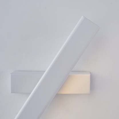 White Aqsa Rotatable Wall Lamp - Modern Lighting Detail