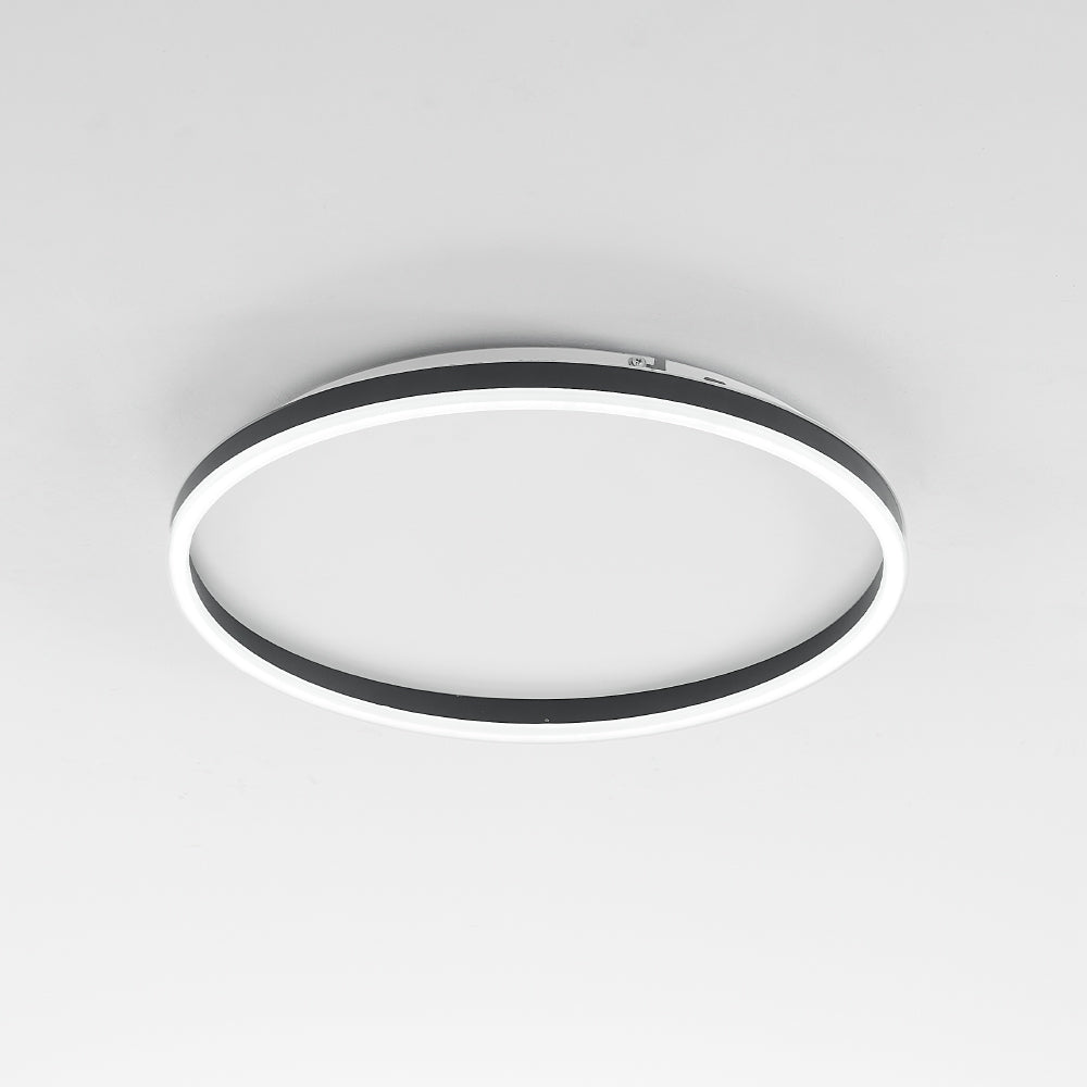 Black Arisha LED Ring Ceiling Light - Modern Home Lighting