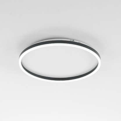 Black Arisha LED Ring Ceiling Light - Modern Home Lighting
