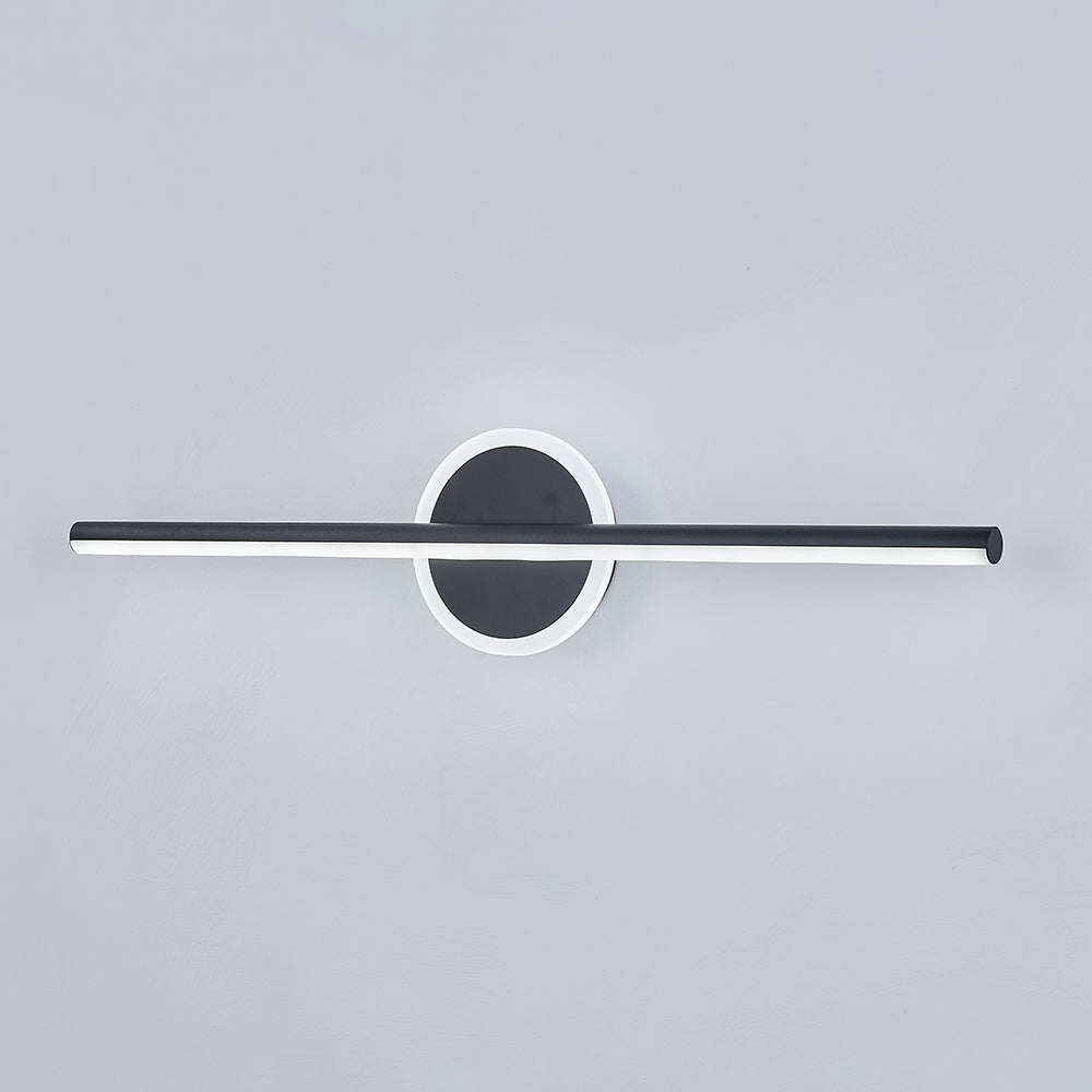 Black Leigh LED Vanity Light, Modern Wall Lamp