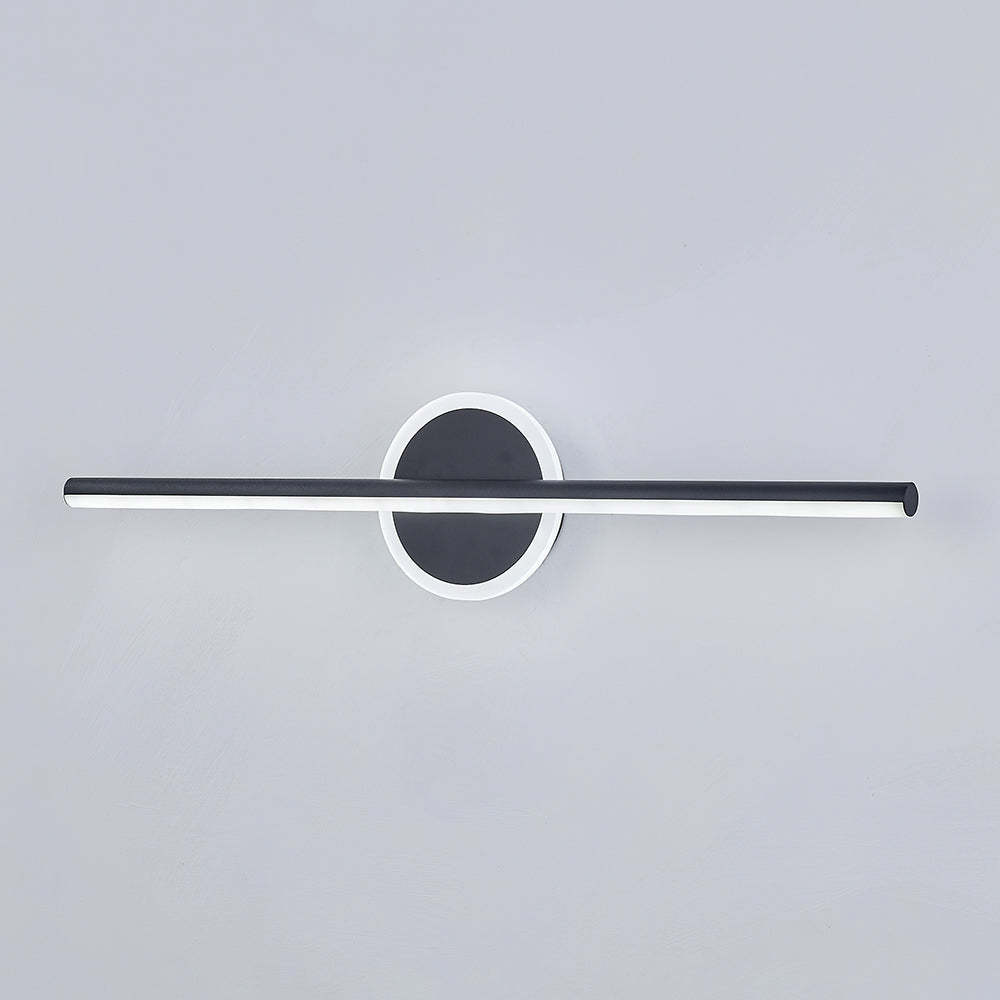 Black Leigh LED Vanity Light, Modern Wall Lamp