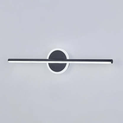 Black Leigh LED Vanity Light, Modern Wall Lamp