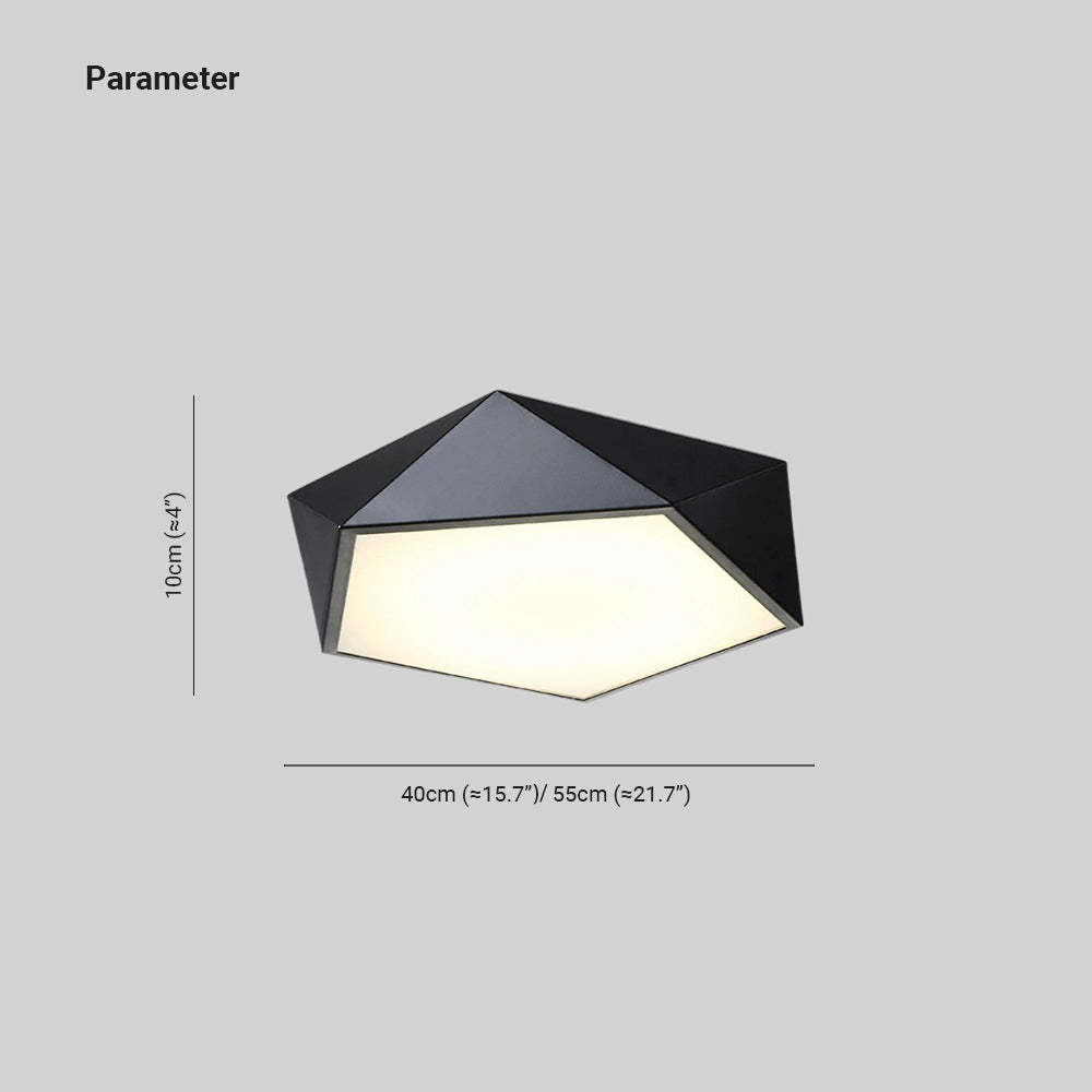 Quinn Flush Mount Ceiling Light Dimensions
