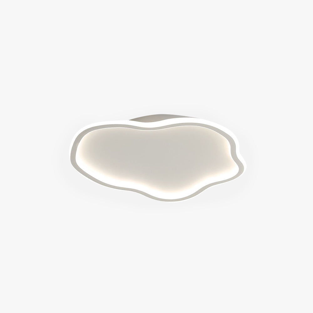Modern white Quinn ceiling light for bedrooms and living rooms
