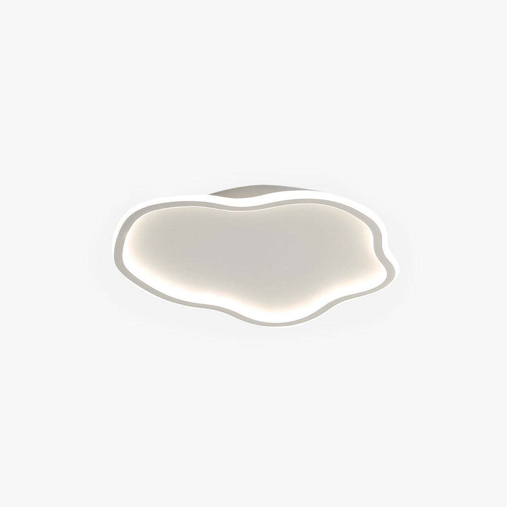 Modern white Quinn ceiling light for bedrooms and living rooms