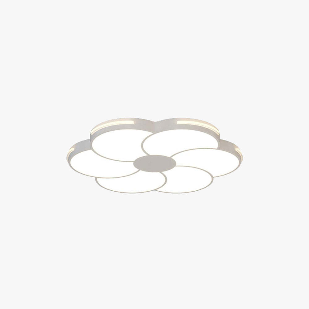 Hana Modern Flower Metal Acrylic Flush Mount Ceiling Light