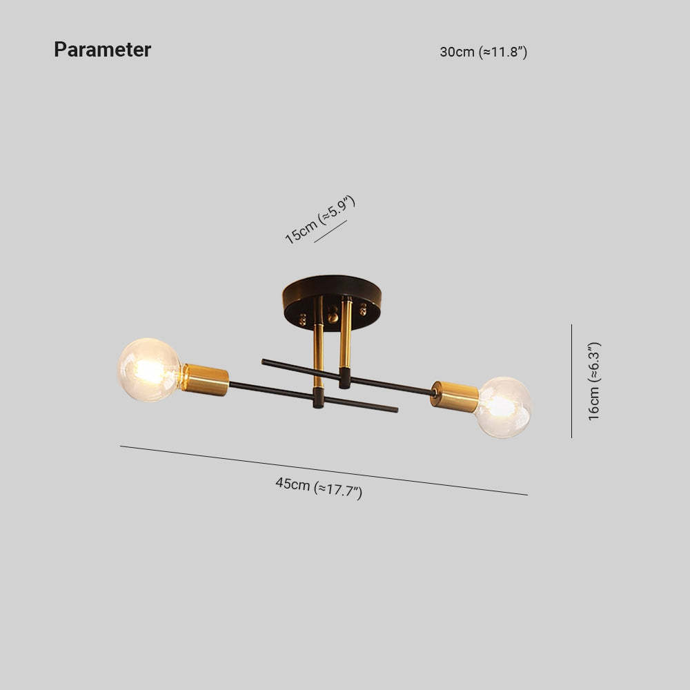 Valentina ceiling light dimensions