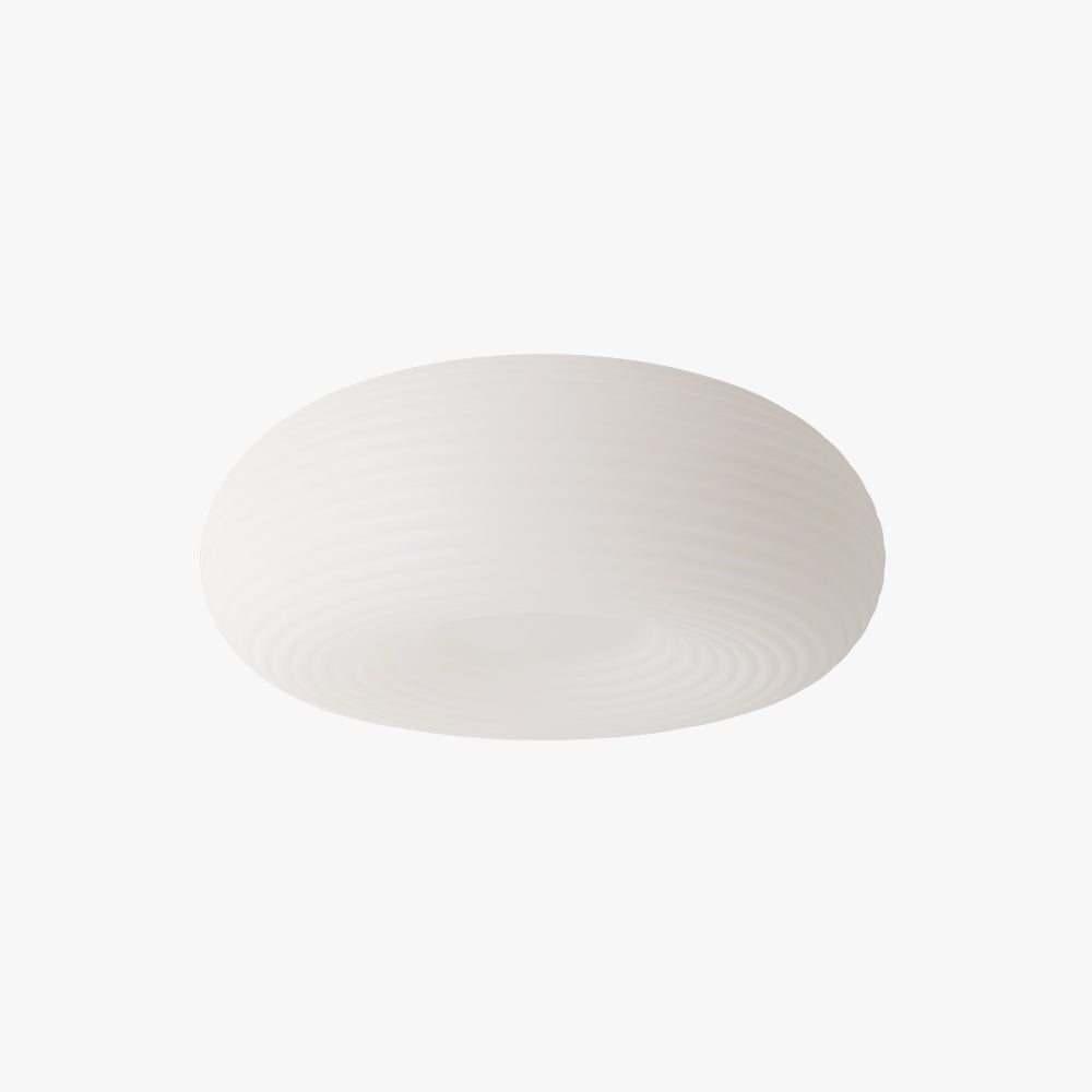 Modern white Quinn flush mount ceiling light for bedroom