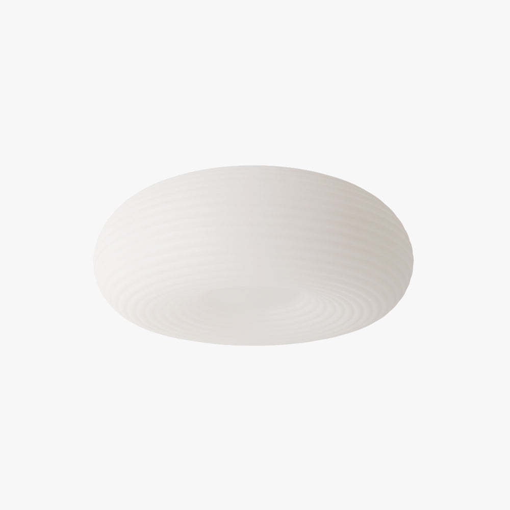 Modern white Quinn flush mount ceiling light for bedroom