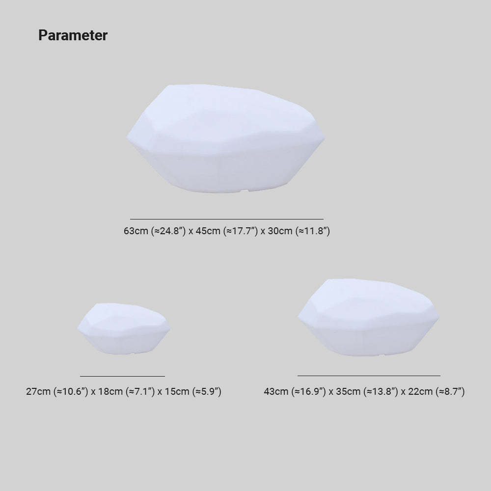 Pena outdoor ground light dimensions