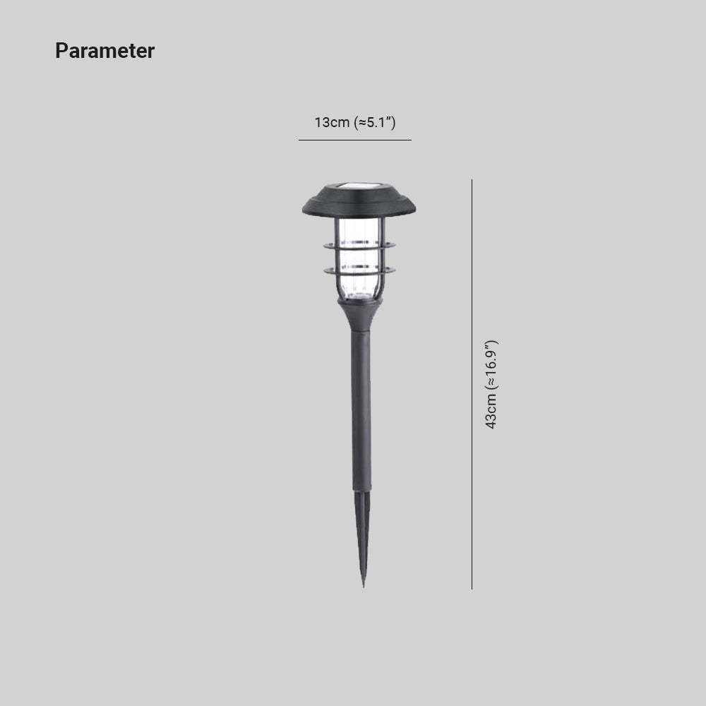 Pena Solar Bollard Light Dimensions