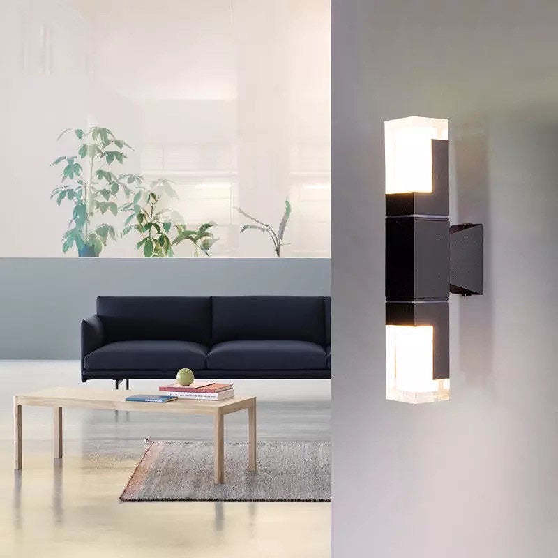 Orr Modern Outdoor Wall Lamp illuminated interior living space