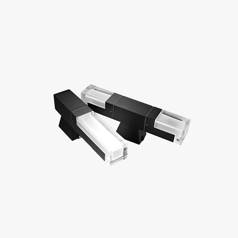 Orr Modern Rectangular Metal Outdoor Wall Lamp