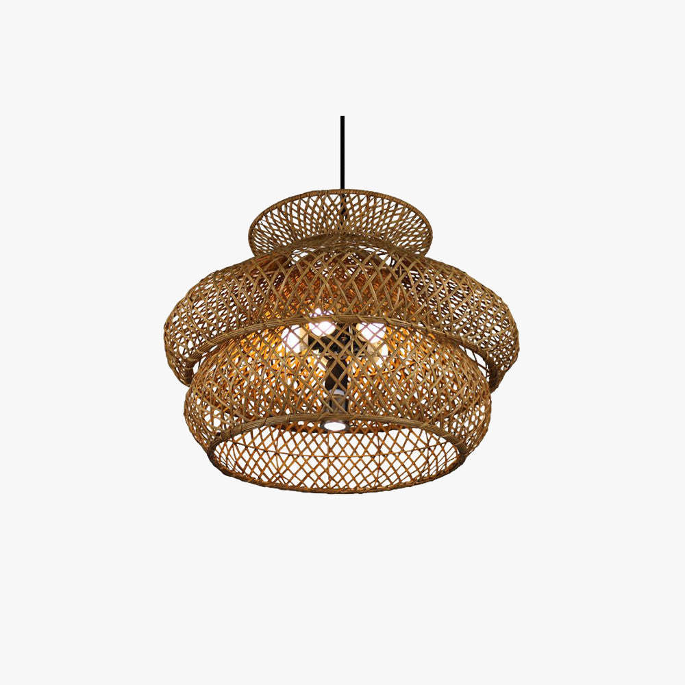 Ritta Natural Rattan Weave Pendant Light