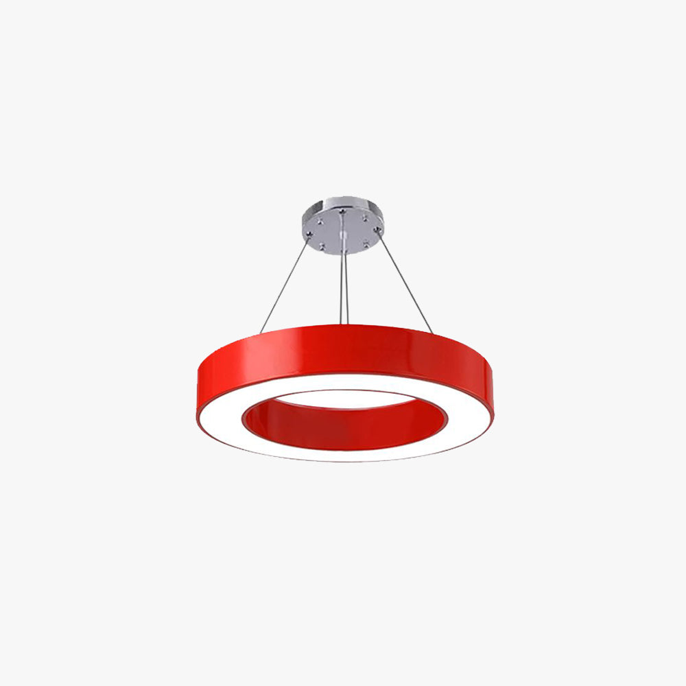 Red Morandi O Shape Pendant Light