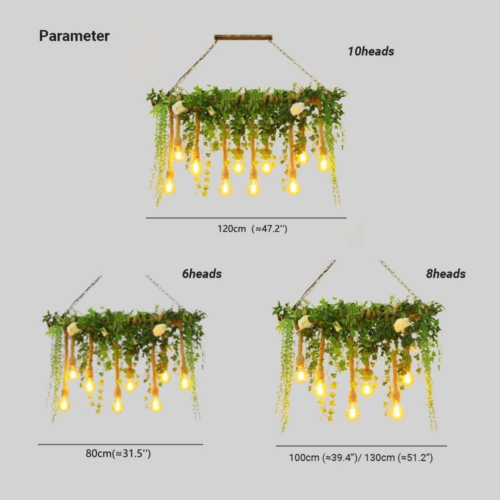 Nest Pendant Light Sizes: 10, 6, 8 heads