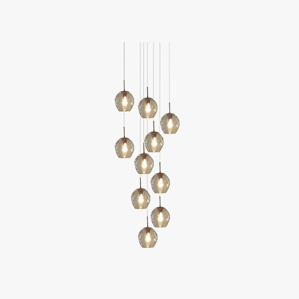 Hailie Modern Ball Glass Chandelier