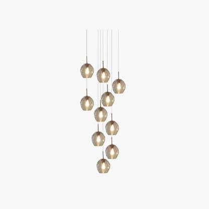 Hailie Modern Ball Glass Chandelier