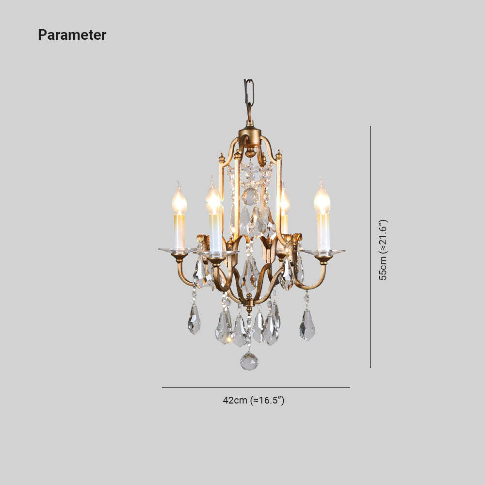 Silva Chandelier Dimensions - 42cm x 55cm