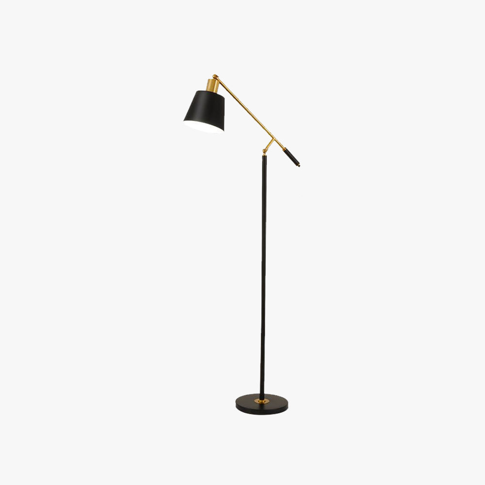 Salgado Modern Balance Arm Floor Lamp - Black