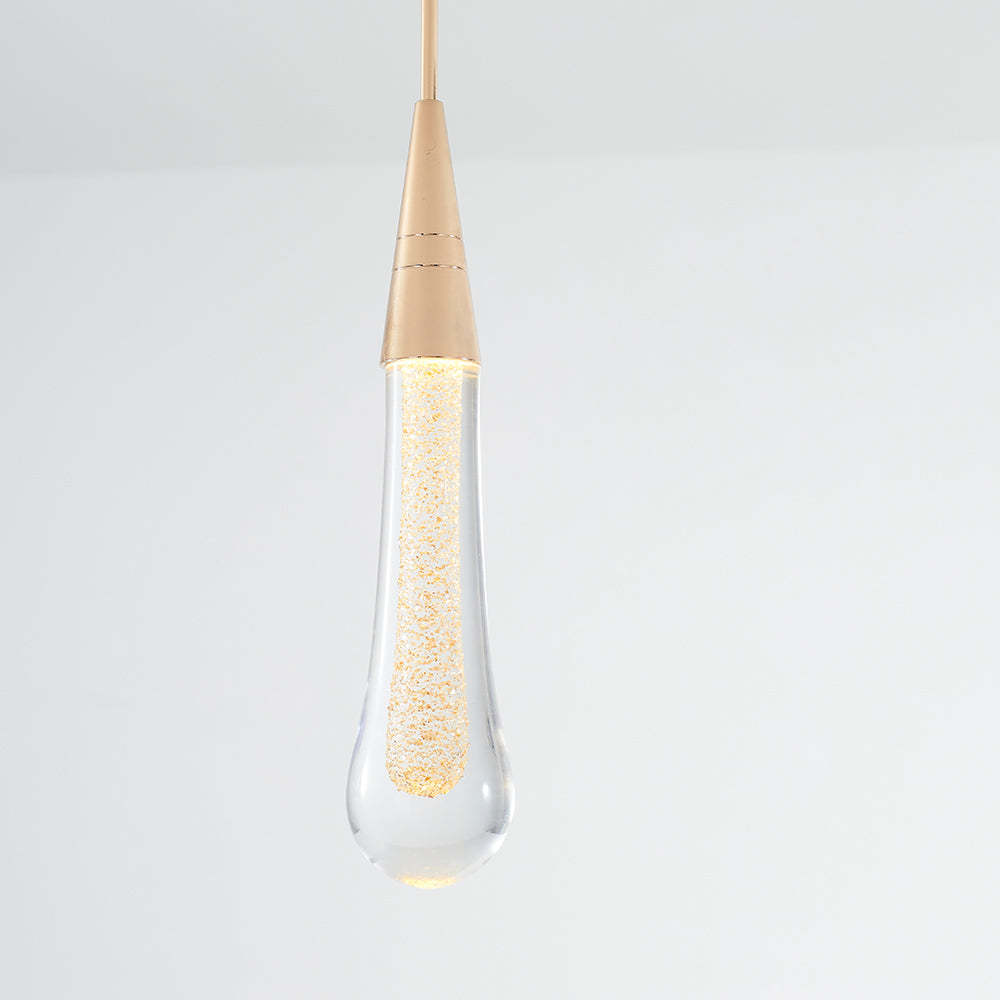 Hailie teardrop pendant light detail