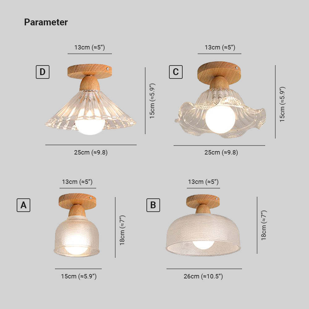 Sanna Ceiling Light - Dimensions and Parameters
