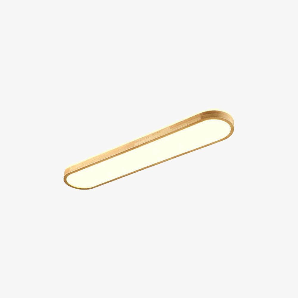 Ozawa Nordic Minimalist Oval LED Flush Mount Ceiling Light
