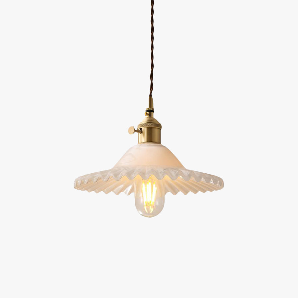 Leilani Pendant Light Metal & Glass 8.7" - Lassola