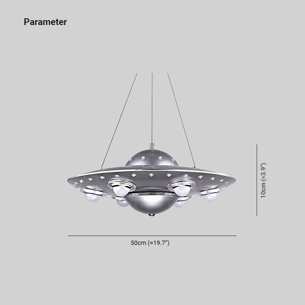 Alessio UFO Pendant Light Dimensions - Kids Lighting
