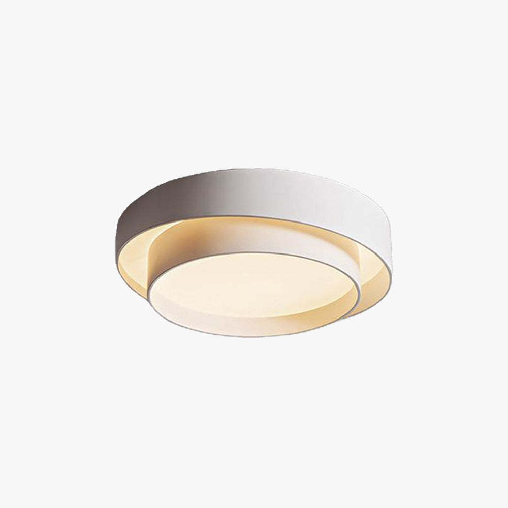 Quinn Nordic Art Deco Circular Flush Mount Ceiling Light