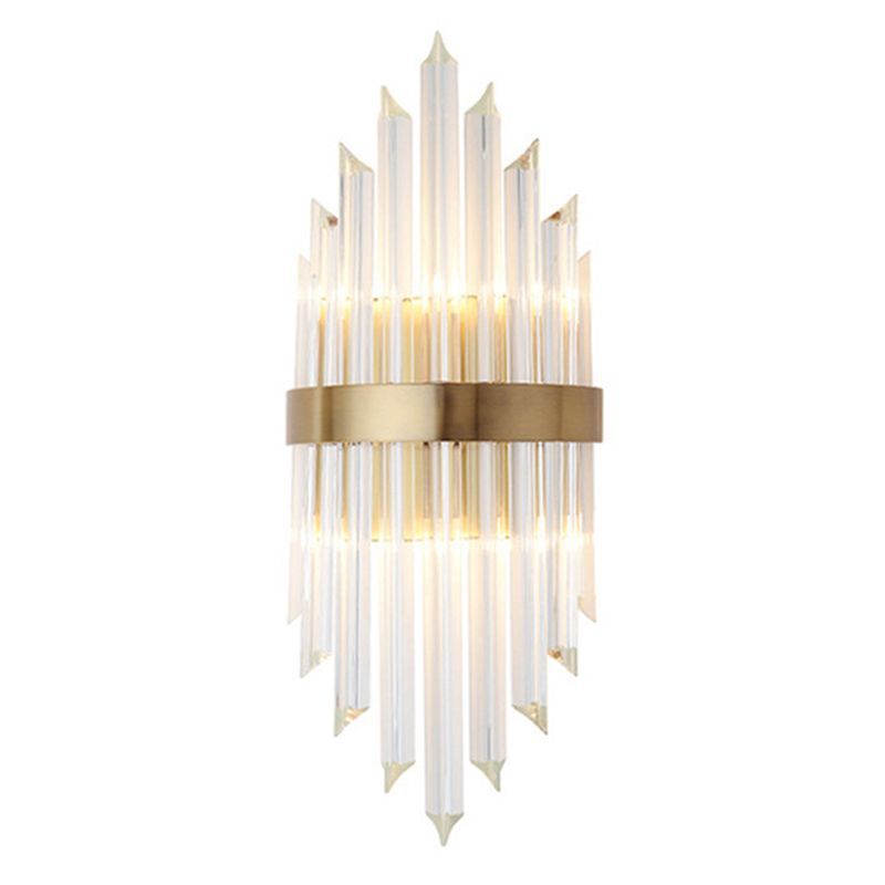 Kristy Gold Crystal Wall Lamp - Bedroom Lighting