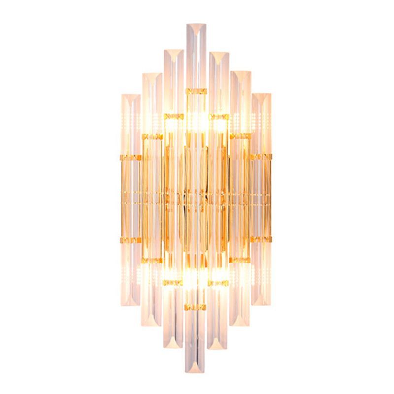 Kristy gold and crystal wall lamp, bedroom lighting