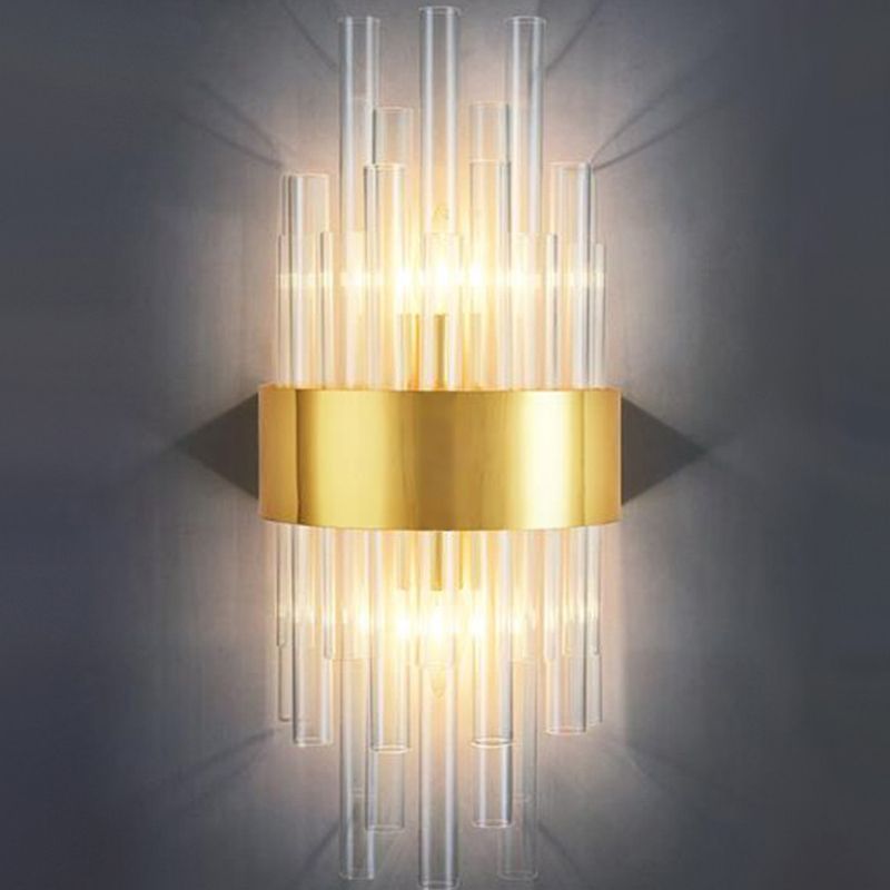 Kristy Gold Crystal Wall Lamp - Bedroom Lighting