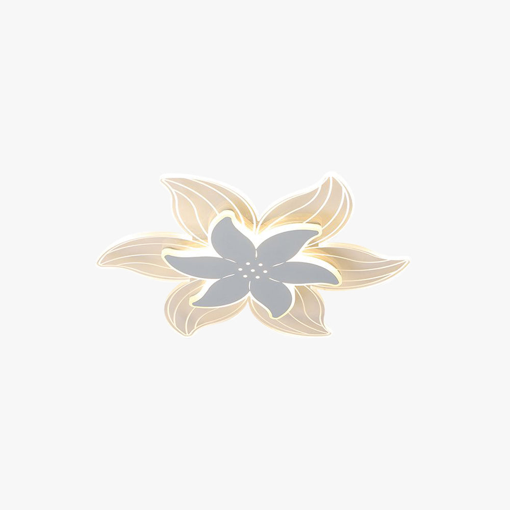 Hana Designer Flower Shape Flush Mount Ceiling Light
