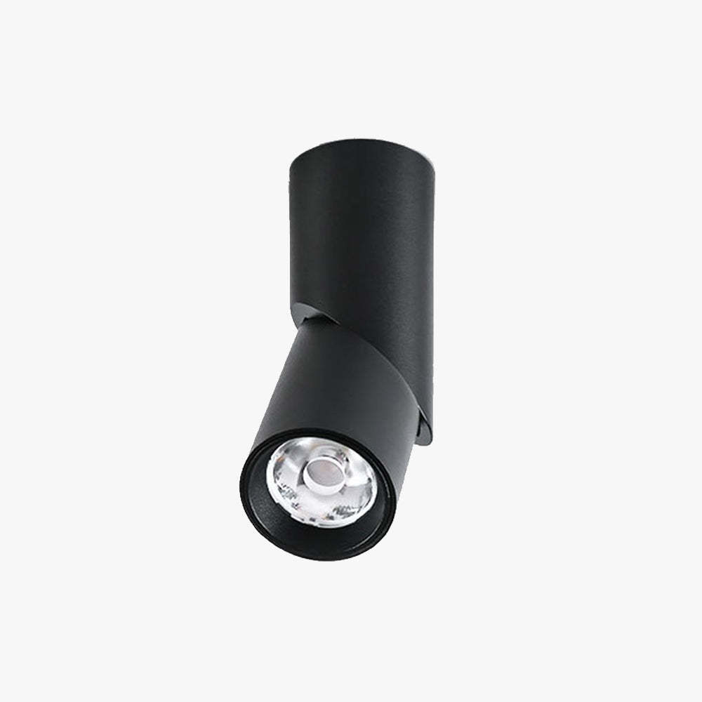 Vovak LED Rotating Flush Mount Spotlight - Black