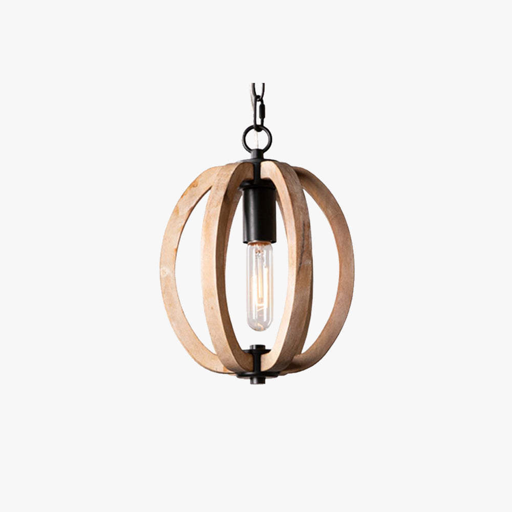 Alessio Wood Pendant Light - Modern Lighting Fixture