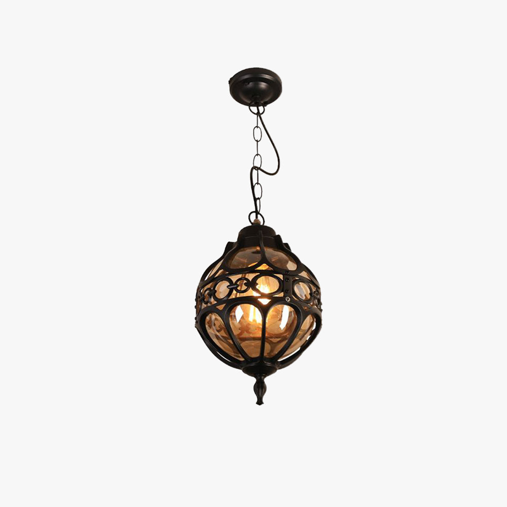 Alessio Pendant Light - Farmhouse Rustic Black Bronze Dining Room