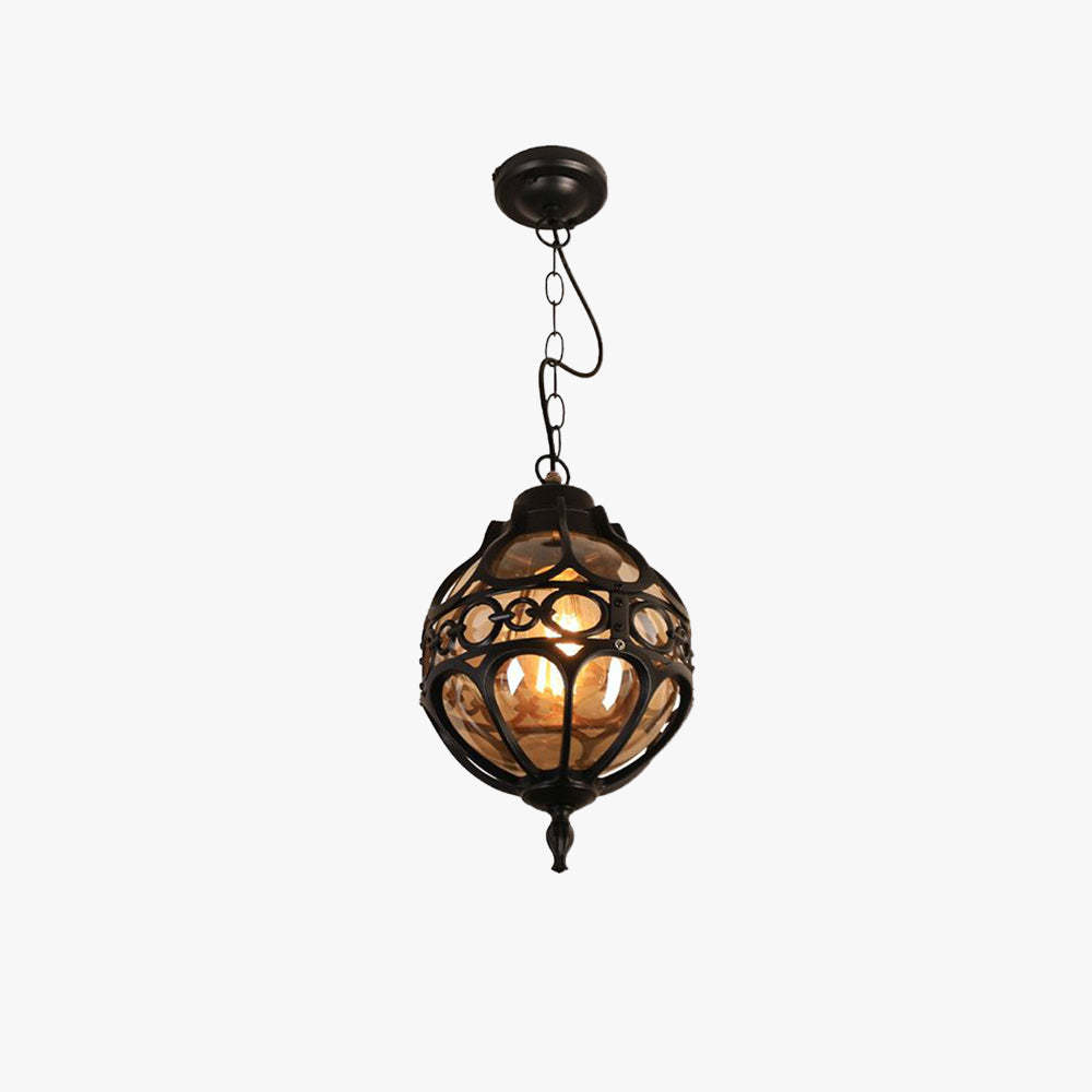 Alessio Pendant Light - Farmhouse Rustic Black Bronze Dining Room