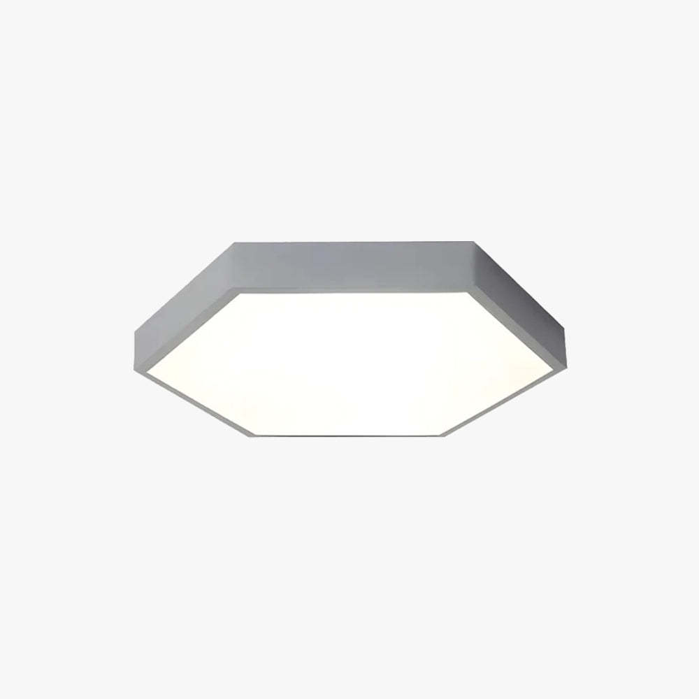 Morandi Modern Hexagon LED Flush Mount Ceiling Light